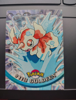 Topps TV Animation Edition Goldeen #118 English Pokemon Card 1999 - Image 1