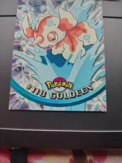 Topps TV Animation Edition Goldeen #118 English Pokemon Card 1999 - Image 3