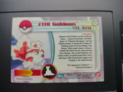 Topps TV Animation Edition Goldeen #118 English Pokemon Card 1999 - Image 4