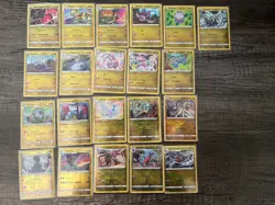 21 DRAGON REVERSE HOLO Pokemon Card Lot - Dragon type Only- NM - SLEEVED - SWSH - Image 2