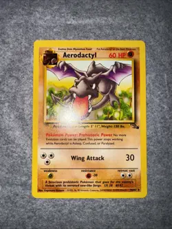 Pokemon Aerodactyl 16/62 Fossil Unlimited Rare - Image 1
