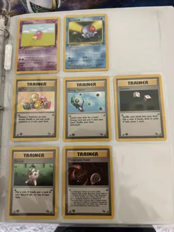 Pokemon Game 1999 Fossil 1st Edition Non Holos Near Complete NM/MiNT - Image 5