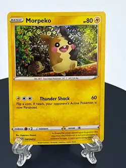 Pokemon TCG Morpeko SWSH012 Holo Black Star GM Promo NM/NP - Image 1