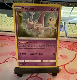 Pokemon TCG Mewtwo SM77 Sun & Moon Promos Holo Promo Eng Basic 120HP - Image 1