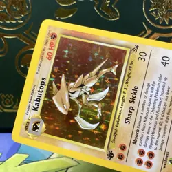 Pokemon 1999 Kabutops 9/62 Fossil Holo (First Edition) 1st NM - Image 3