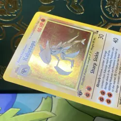 Pokemon 1999 Kabutops 9/62 Fossil Holo (First Edition) 1st NM - Image 5