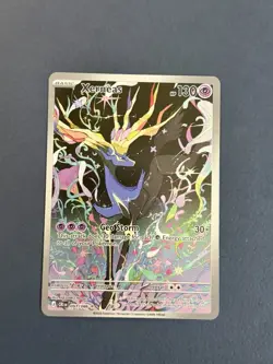 Xerneas 91/86 Illustration Rare Pokemon Chaos Rising ME04 NM - Image 1