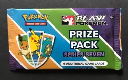 Pokemon Play! Prize Pack Series 7 TCG Cards Booster Pack SEALED NEW - Image 1