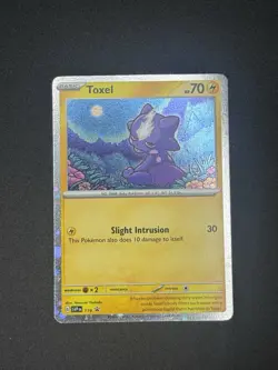 Pokemon Toxel SVP119 Black Star Promo Scarlet Violet Holo Card NM Condition - Image 1