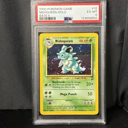 Nidoqueen PSA 6 Base Set 2 12/130 Holo 2000 Pokemon Card EX-MT - Image 1