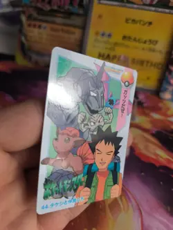 Pokemon Karte Card Carddass vending anime japanese Exc- Brock Onix Meowth - Image 5