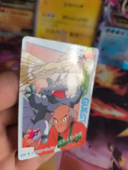 Pokemon Karte Card Carddass vending anime japanese LP+ Blaine Rhydon Ninetales - Image 3