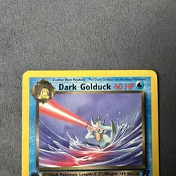 Pokemon Dark Golduck 37/82 NM/LP 1st Edition Non-Holo Rare Card - Image 2