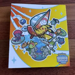 Pokemon 2009 World Championships 3-Ring Binder SAN DIEGO CALIFORNIA - Image 1
