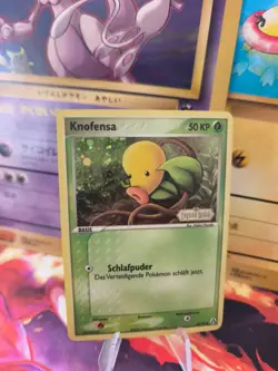 Pokemon Karte Card Knofensa Bellsprout Ex Legend Maker Reverse Stamp Holo NM+ - Image 1