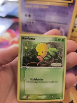 Pokemon Karte Card Knofensa Bellsprout Ex Legend Maker Reverse Stamp Holo NM+ - Image 4