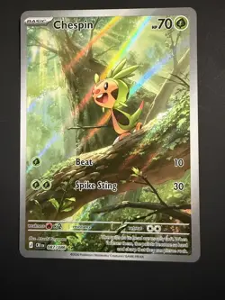 Chespin 087/086 Full Art 70 HP Chaos Rising 2026 - Image 3