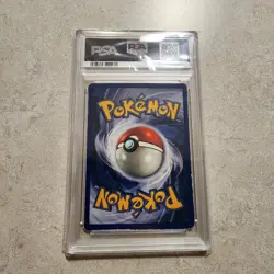 1999 Pokemon TCG Machamp Holo Rare 1st Edition Base Set #8/102 PSA 1 Poor - Image 2