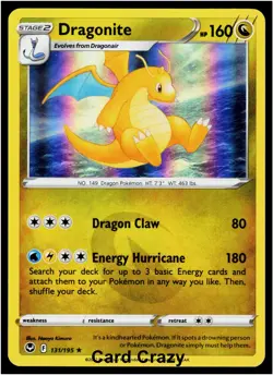 Dragonite 131/195 Holo Rare - SWSH12: Silver Tempest Pokemon Card (NM) - Image 1