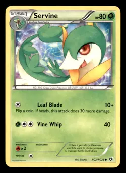 HP Servine - RC2/RC25 Radiant Collection Legendary Treasures - Pokemon TCG Card - Image 1