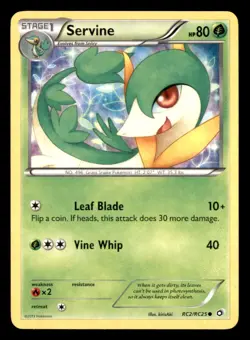 HP Servine - RC2/RC25 Radiant Collection Legendary Treasures - Pokemon TCG Card - Image 3