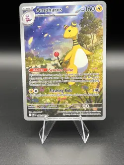 Pokemon Ampharos 090/086 Illustration Rare Chaos Rising IR Near Mint - Image 1