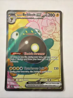 Pokemon Card Iono’s Bellibot EX Journey Together 172/159 - Image 1
