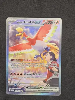 Pokemon Company Ethan's Ho-Oh ex 230/182 SV10 Destined Rivals SIR Holo ENG - Image 1