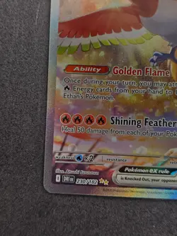 Pokemon Company Ethan's Ho-Oh ex 230/182 SV10 Destined Rivals SIR Holo ENG - Image 4