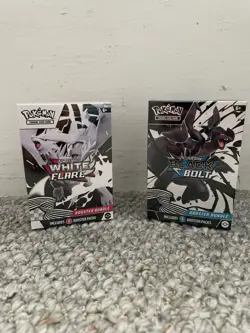 Pokemon Black Bolt and White Flare Booster Bundle Set of 2 Sealed - Image 1