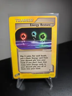 Houndour 113/165 + Energy Restore 113/165 Pokemon Expedition eReader Regular - Image 3