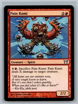 Magic MTG Champions of Kamigawa Pain Kami #183/306 TCG CCG - Image 1