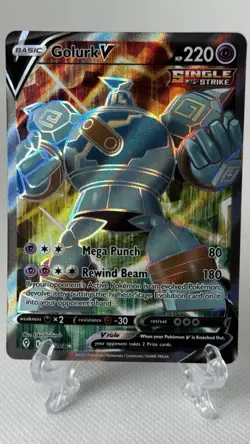 Golurk V 181/203 Evolving Skies NM Full Art Ultra Rare Pokemon Card - Image 2