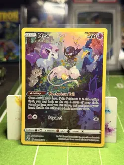 Pokemon Mew GG10/GG70 Crown Zenith Galarian Gallery Ultra Rare Holo Full Art NM - Image 1