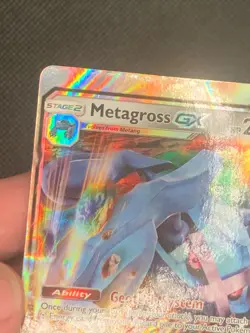 Metagross GX 85/145 Miscut Error - Guardians Rising Pokemon Card - NM - Image 2