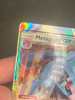Metagross GX 85/145 Miscut Error - Guardians Rising Pokemon Card - NM - Image 3