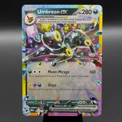 Umbreon ex 060/131 Holo Double Rare Prismatic Evolutions Pokemon Near Mint - Image 1