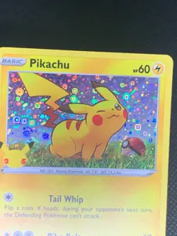 Pikachu SWSH039 - Celebrations Promo Pokemon Card - LP - Image 2