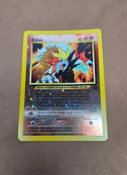 Entei #34 Black Star Reverse Holo Promo Pokemon TCG NM - Image 1