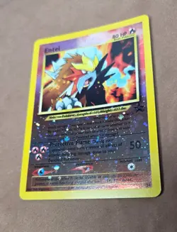 Entei #34 Black Star Reverse Holo Promo Pokemon TCG NM - Image 3