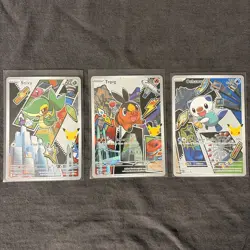 Pokemon Series 2 First Partner Illustration Collection Gen 5 Unova FULL SET NM - Image 1