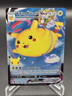 Flying Pikachu VMAX 007/025 Pokemon Celebrations 25th Anniv. Holo, NM Condition. - Image 1