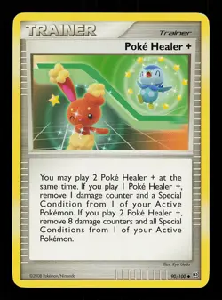 Poke Healer + 90/100 (LP) Stormfront 2008 Uncommon Pokemon TCG - Image 1