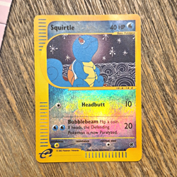 Pokemon TCG Squirtle 132/165 Expedition Reverse Holo ENG 2002 - Image 1