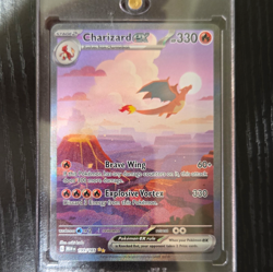 Charizard ex SV151 199/165 330 HP Full Art Holo SIR English 2023 Kudo - Image 1