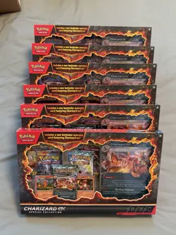 Pokemon TCG - Charizard ex Special Collection Box New - Case Of 6 - Image 1