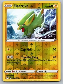 Electrike 054/196 Common Lost Origin Pokemon Reverse Holo Near Mint - Image 1