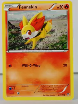 Fennekin - POKEMON - XY Base 24/146 - Non Holo - NM -A - Image 1