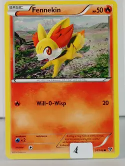 Fennekin - POKEMON - XY Base 24/146 - Non Holo - NM -A - Image 5