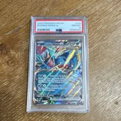 Pokemon TCG Roaring Moon EX 124/182 Paradox Rift PSA 10 - Image 1